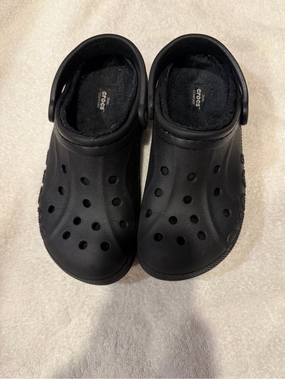 Crocs Adults Classic Lined Clog - Black